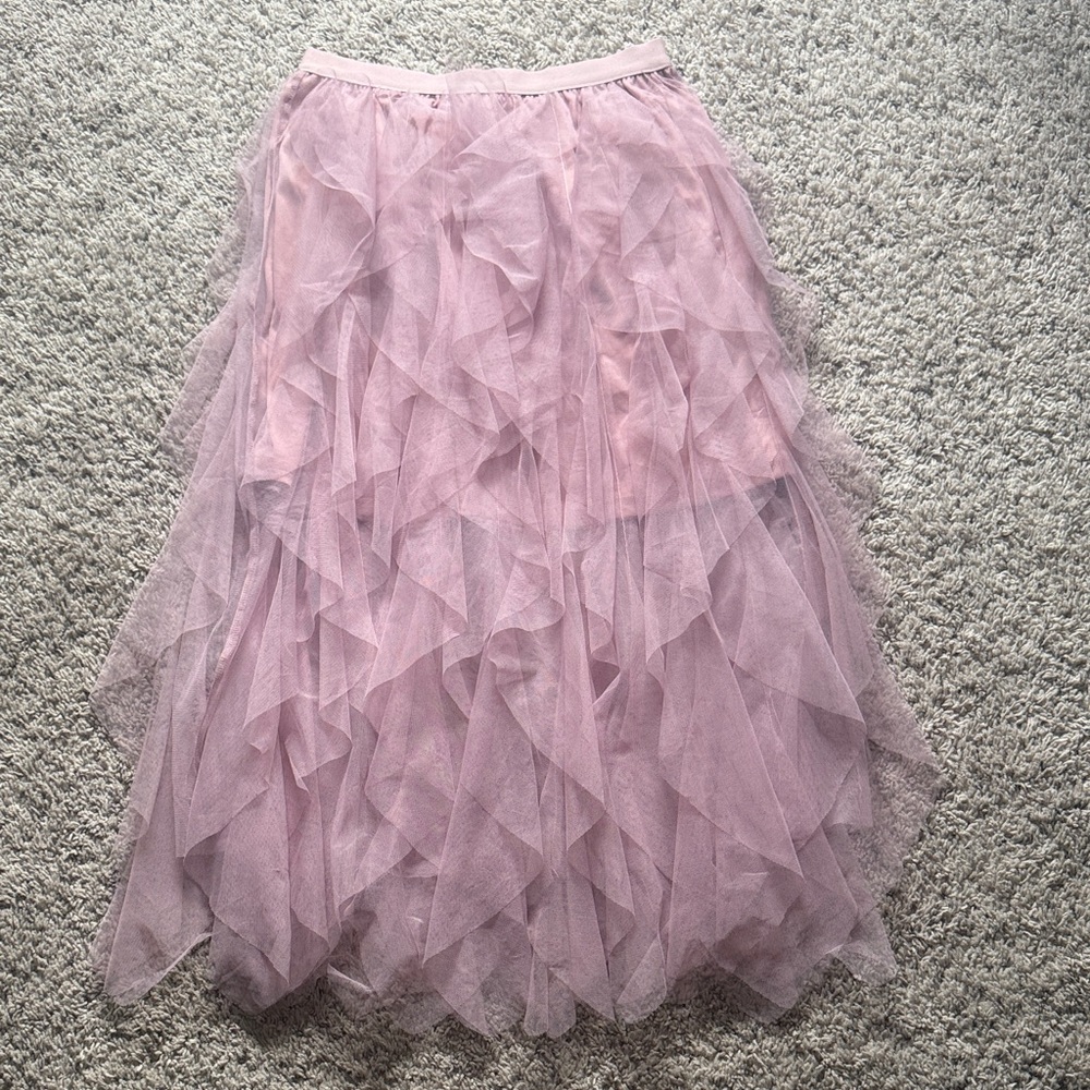 Very J Layered Lavender Tulle Skirt